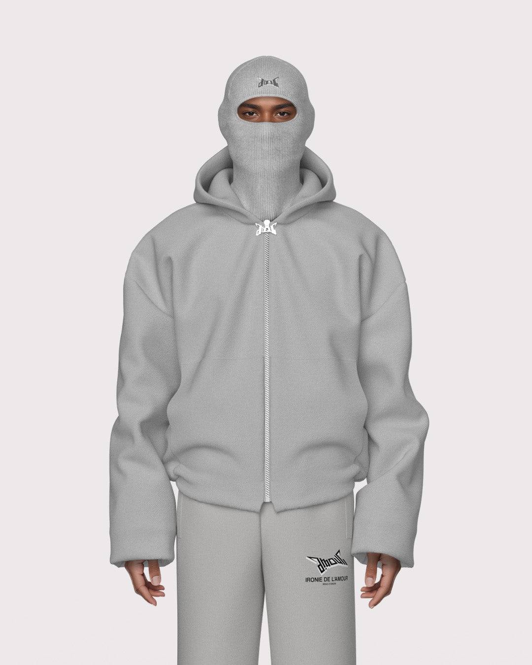 FULL ZIP - CONCRETE – IRONIE DE L'AMOUR