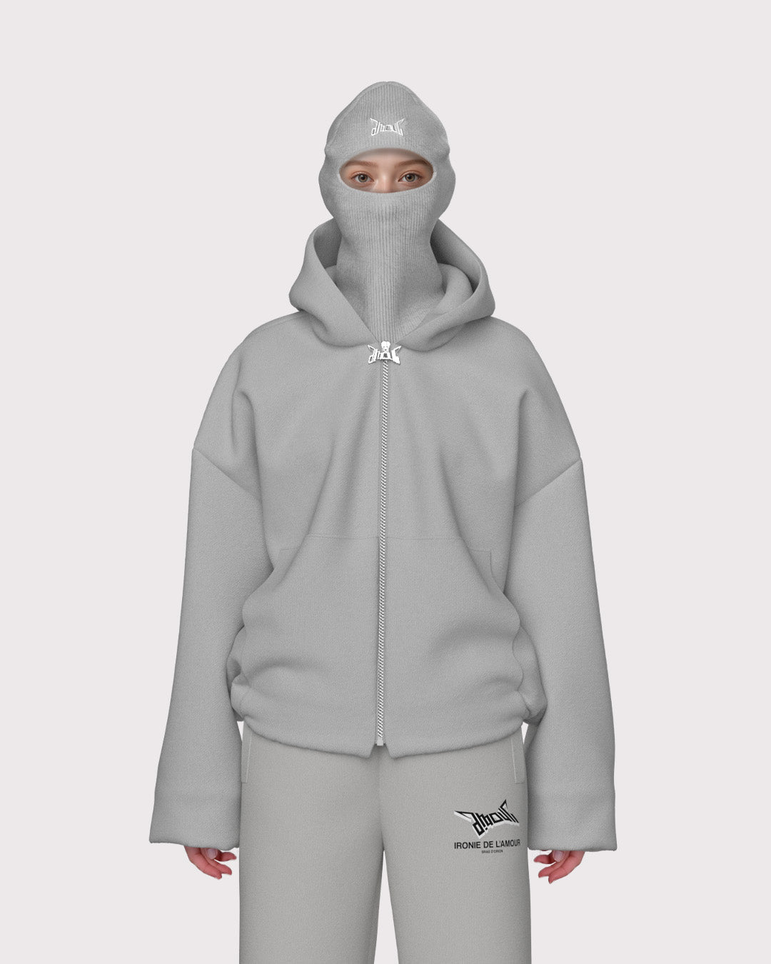 FULL ZIP - CONCRETE