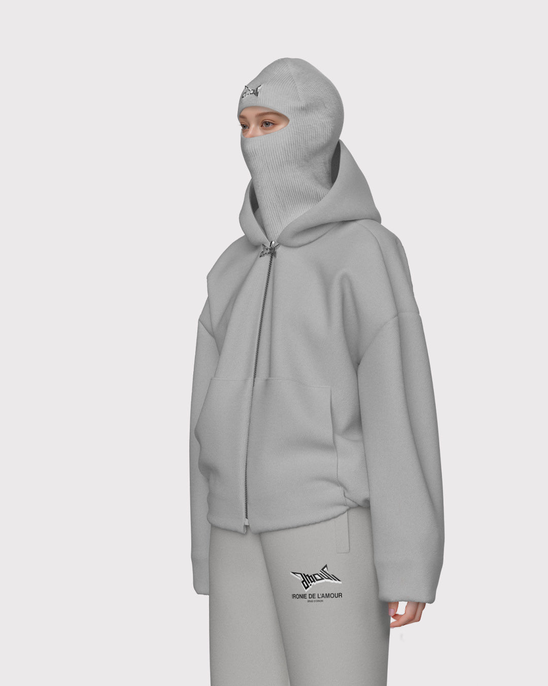 FULL ZIP - CONCRETE
