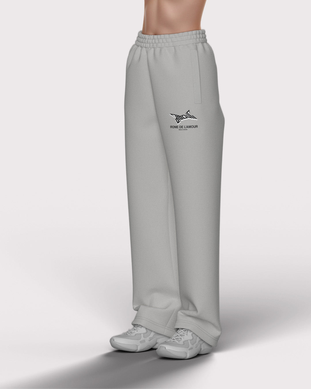 SWEAT PANTS - CONCRETE